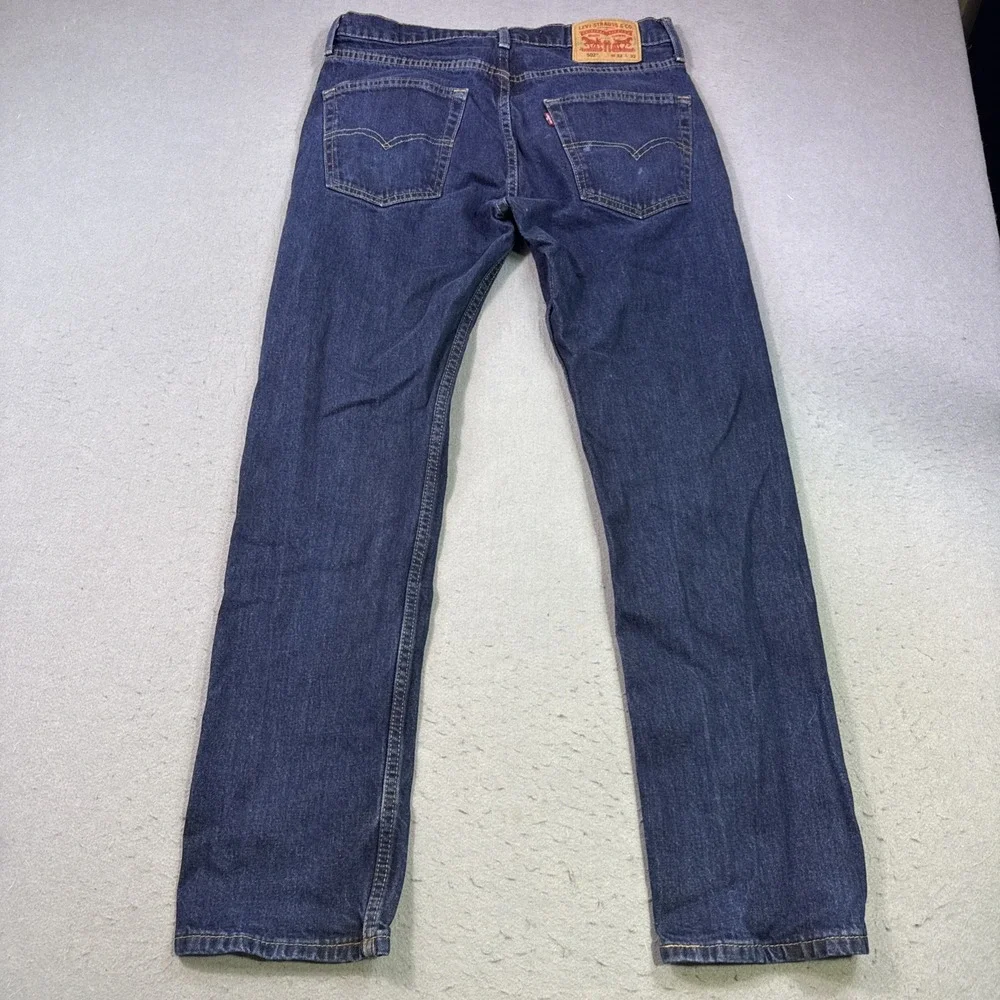 Levis‎ 502 32x32 Regular Taper Mens Jeans Medium Wash Blue Denim